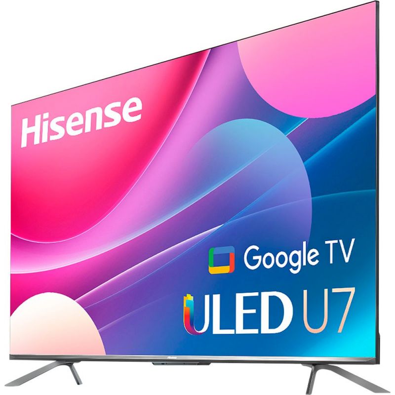 Hisense 75" ULED Quantum 4K UHD Smart TV with Dolby Vision, Game Mode Pro, Alexa Compatibility, Filmmaker Mode 75U7H