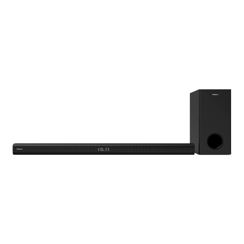 Hisense Sound Bar 2.1CH 200W Bluetooth, Dolby Atmos, Dolby Digital, Remote Control with Wireless Subwoofer USB/WMA/MP3 HS 218