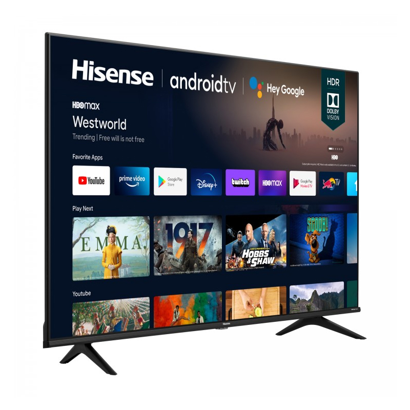 Hisense 65" LED 4K UHD Smart Vidaa TV, Dolby Vision, Sports Mode, DTS® Virtual 65A6H/K