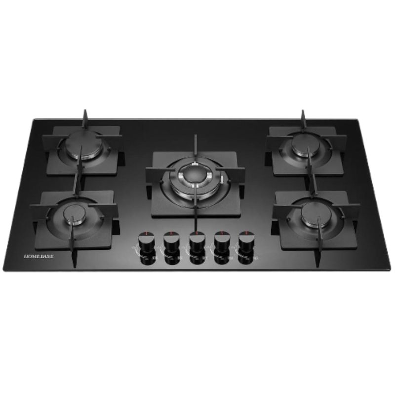 Homebase Table Top Cooker 5 Gas Burners Glass Top HB-90-B9