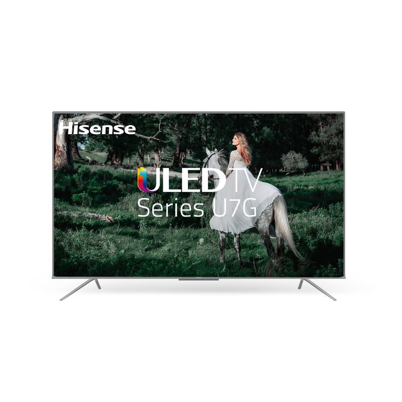 Hisense 75" ULED 4K Quantum Smart TV with Alexa Compatibility, Dolby Vision Atmos, 120Hz, Game Mode Pro, AI Picture, Voice Control 75U7G