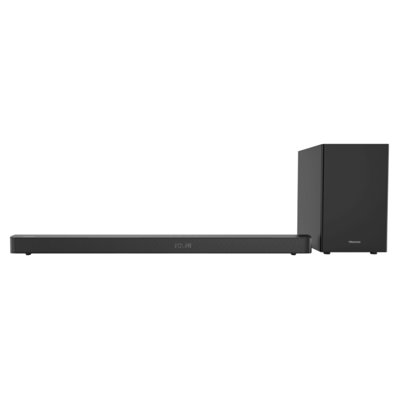 Hisense Sound Bar 2.1 CH 120W Bluetooth, Dolby Digital, Remote Control with Wireless Subwoofer HS 212F