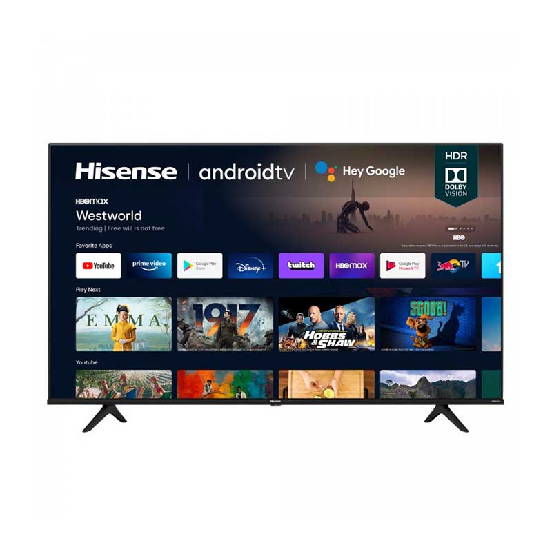 Hisense 50″ LED UHD 4K Android TV with Dolby Vision™, HDR, Sports Mode, Game Mode, Voice Remote 50A6H/K