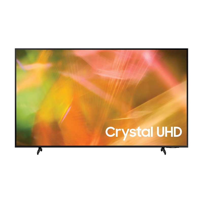 Samsung 55" LED 4K Crystal UHD Smart TV, Air Slim Design, Motion Xcelerator, HDR, Q-Symphony, PC on TV 55AU8000