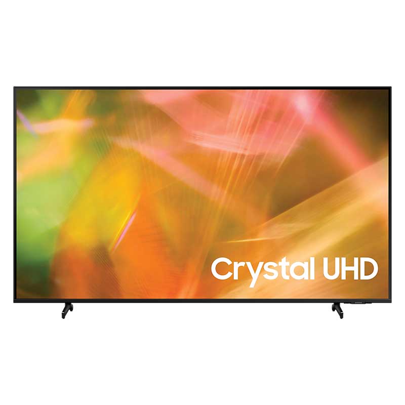 Samsung 65" LED 4K Crystal UHD Smart TV, Air Slim Design, Smart Connectivity, Ambient Mode, Q-Symphony, One Remote Control, 65AU8000