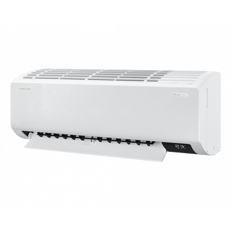 Samsung Wall Split Premium Air Conditioner 9000BTU, Inverter, Triple Protector, Windfree, LED Display With Piping Kit, Wi-Fi AR09BVEAMWK/AF