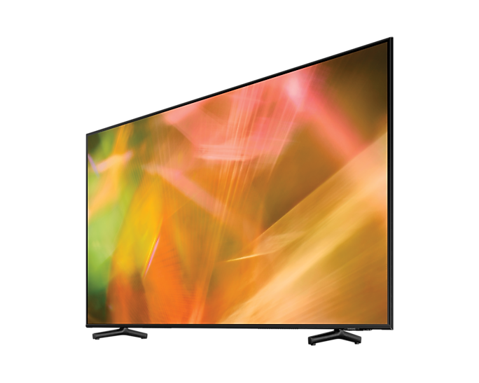 Samsung 65" LED 4K Crystal UHD Smart TV, Air Slim Design, Smart Connectivity, Ambient Mode, Q-Symphony, One Remote Control, 65AU8000